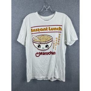 Maruchan Instant Lunch Ramen Noodle Soup Shirt Size‎ M White Short Sleeve Tee